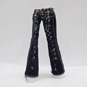 Bratz Doll Dark Denim Jean Pants With Sequin Accents